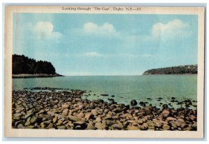 c1940's Looking Through The Gap Digby Nova Scotia Canada Vintage Postcard