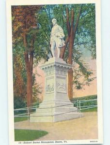 Unused Pre-1980 MONUMENT SCENE Barre Vermont VT F2426