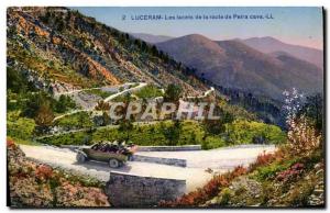 Old Postcard Luceram The laces Route Peira Cava