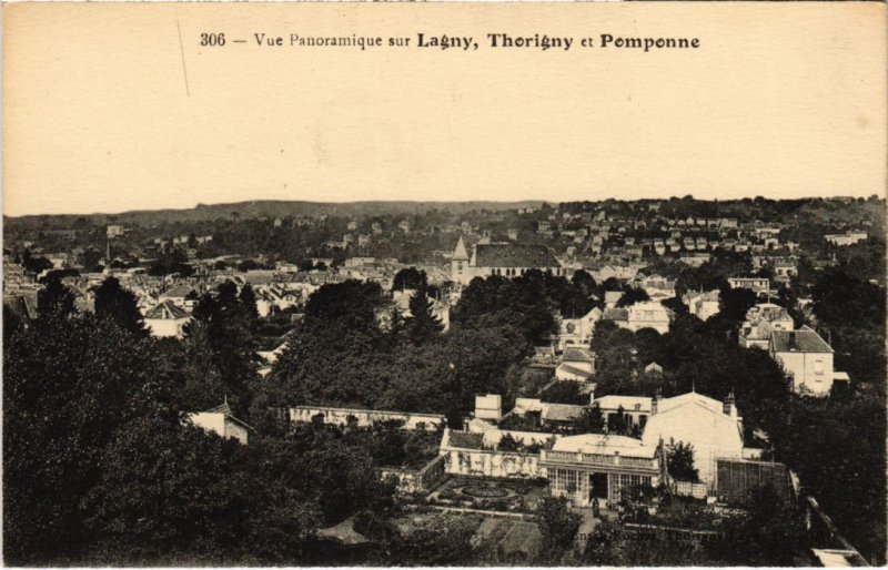 CPA LAGNY-sur-MARNE THORIGNY-sur-MARNE - POMPONNE - Vue Panoramique (1320268)