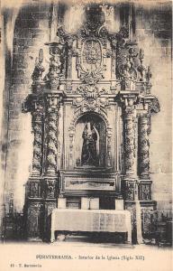 B93444 interior de la iglesia  fuenterrabia  spain