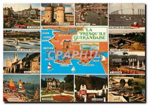 Modern Postcard La Presqu'ile Guérandaise Loire Atlantique