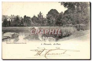 Old Postcard Peruwelz The Paro