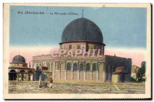 Postcard The Old Mosque of Jerusalem & # 39Omar