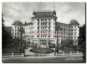  Moderne Postkarte Lago Maggiore - betontes Regina-Palast-Hotel