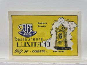 Restaurante Lusitano Luggage Label Coruche Portugal Óptimos Quartos