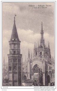 Dettaglio Duomo E Torre Di S. Gottardo, MILANO (Lombardy), Italy, 1900-1910s