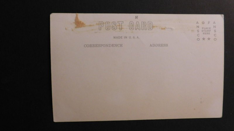 Mint USA Postcard US Army 3rd Platoon 34th Infantry Training Battalion SC RPPC