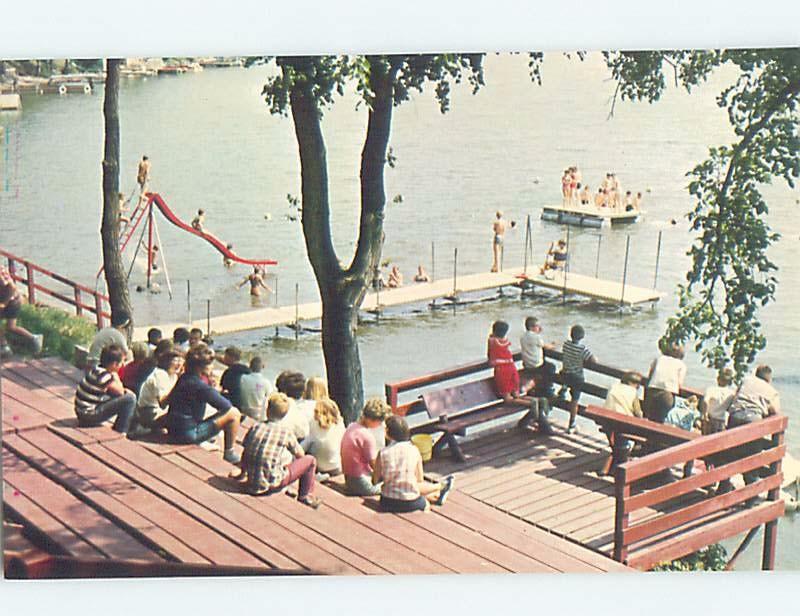 Pre-1980 TWIN LAKES BIBLE CAMP Manson - Near Storm Lake & Fort Dodge IA c3410