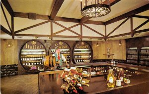 Asti California 1960s Postcard Wine Shop at Italian Swiss Colony Winery