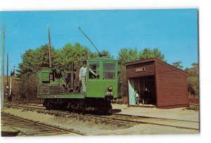 Kennebunkport Maine ME Vintage Postcard Seashore Trolley Museum No 2016 Flat Car