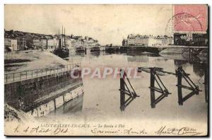 Old Postcard St Valery en Caux Basin has Flot