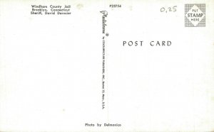 USA Windham County Jail Brooklyn Connecticut Vintage Postcard 07.84
