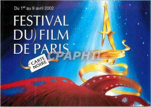 Modern Postcard From to April 9, 2002 Film Festival Paris Carte Noire A world...