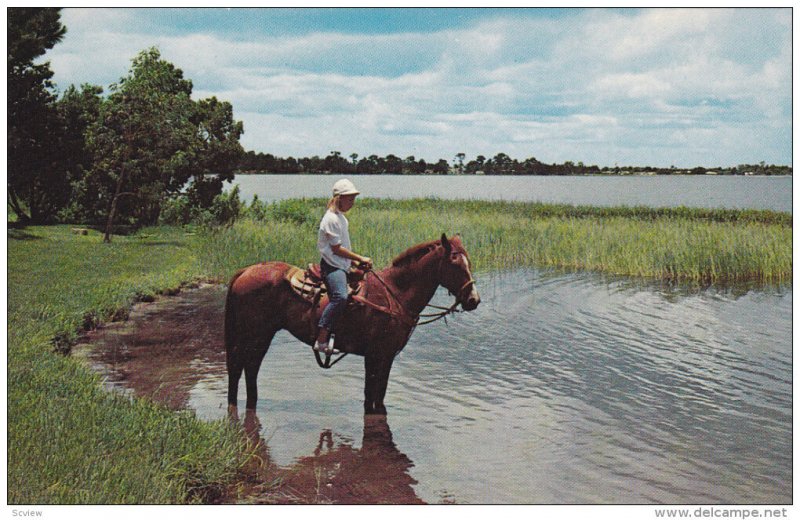 Horseback Riding , Lake Jackson , SEBRING , Florida , 50-60s