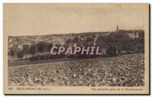 Old Postcard Beaupreau General view of the socket Chardonnerie