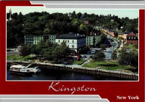 Kingston, NY New York  WATERFRONT~SEA EXPLORER~RONDOUT CREEK VIEW  4X6 Postcard