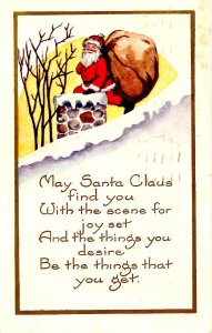 Greeting - Christmas, Santa Claus (Red Suit)