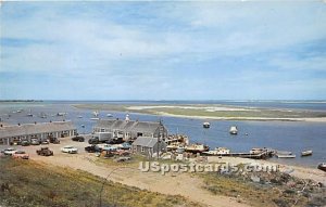 Airview of Chatham Fish Pier - Massachusetts MA Postcard