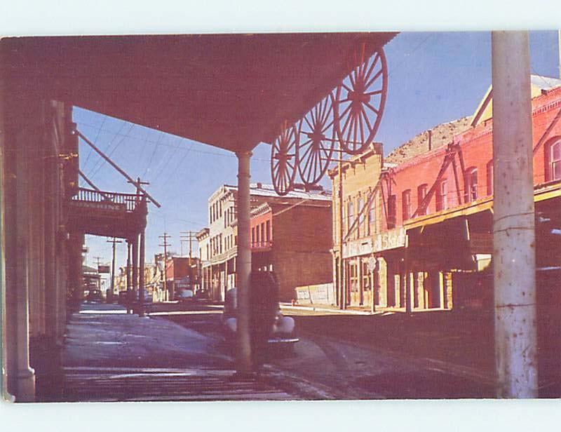 Pre-1980 SHOPS ALONG STREET Virginia City - Near Reno & Carson City NV i0015