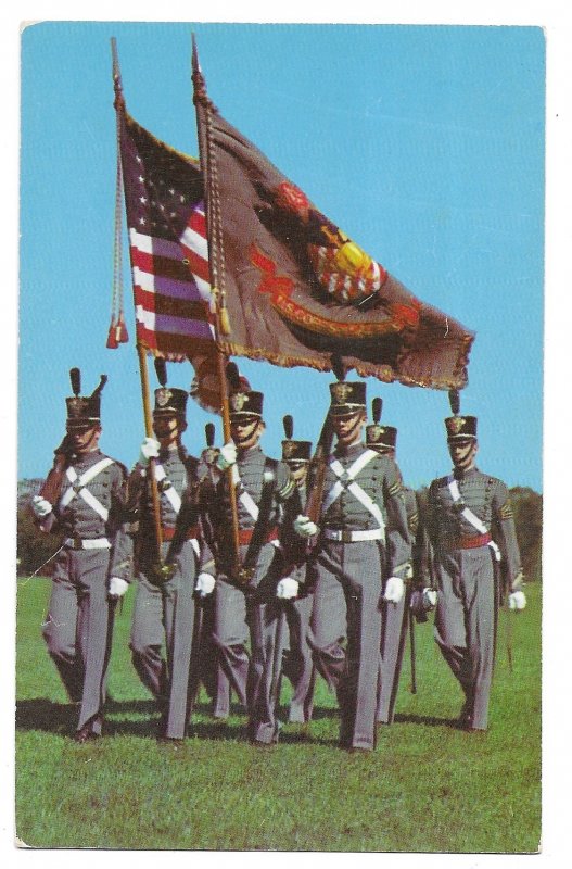 Cadet Colors and Guards, US Military Academy, West Point, New York Unused Chrome
