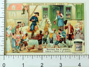 1890's Sovereigns Of The People Lovely Liebig Victorian 6 Trade Card Set K12