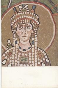 BF18453 teodora mosaico in s vitale  ravenna  painting  art front/back image