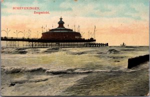 Netherlands Scheveningen Zeegezicht Vintage Postcard B147
