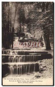 Old Postcard Environs de Saint-Loup-sur-Aujon Source petrifying D & # 39Erut