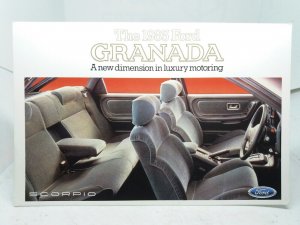 Ford Granada Scorpio Interior 1985 Vintage Advertising  Postcard