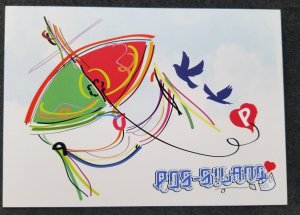 [AG] P814 Malaysia World Post Day Postcrossing Kites Birds (postcard) *New