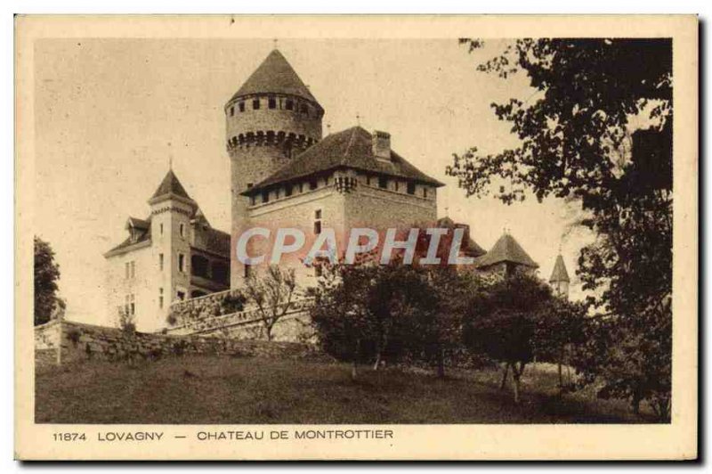 Old Postcard Lovagny Chateau De Montrottier