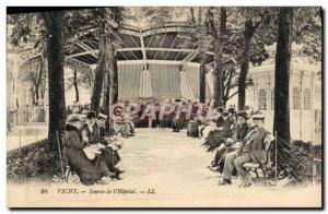 Postcard Old Cures Vichy Source of the & # 39hopital