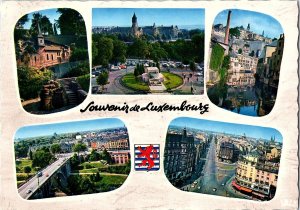 Multi-View of Luxembourg 1960s Postcard