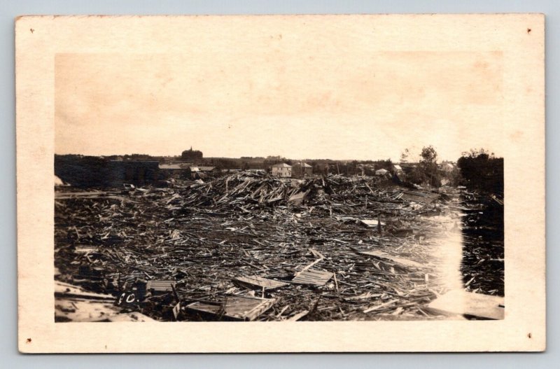 RPPC  Tornado Disaster Devastation c1910   Postcard