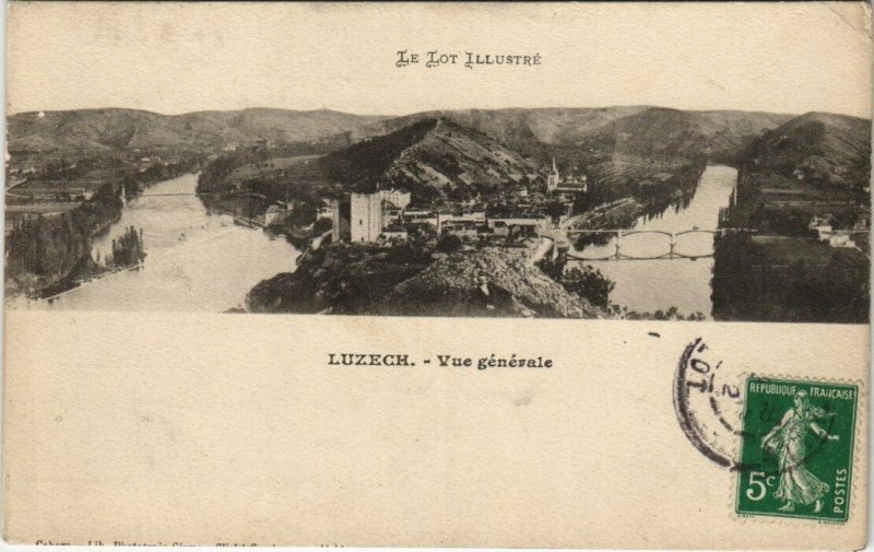 CPA Le Lot Illustre - LUZECH Vue Generale (122972)