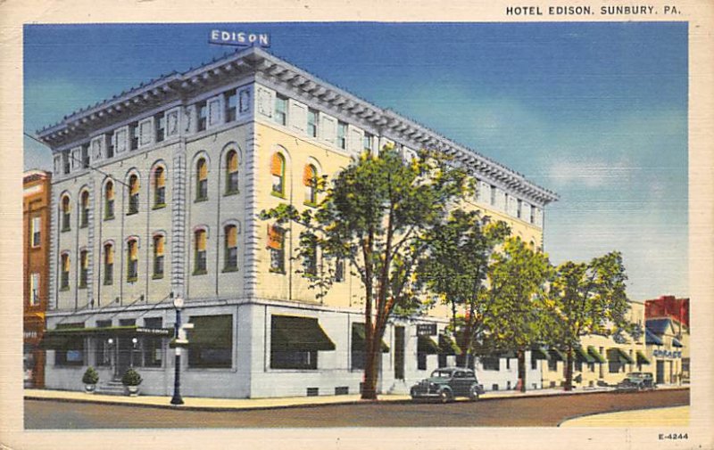 Hotel Edison Sunbury, Pennsylvania PA