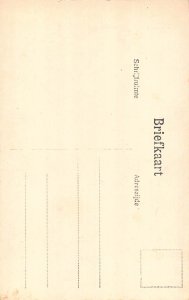 L487 Netherlands Utrecht Windmill boat vintage postcard