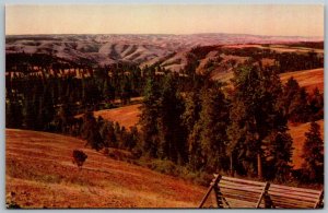 Deadman's Pass Oregon  1950s 76 Gasoline Ad Postcard