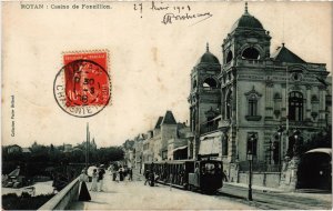 CPA AK ROYAN Casino de Foncillon TRAM VAPEUR (977427)