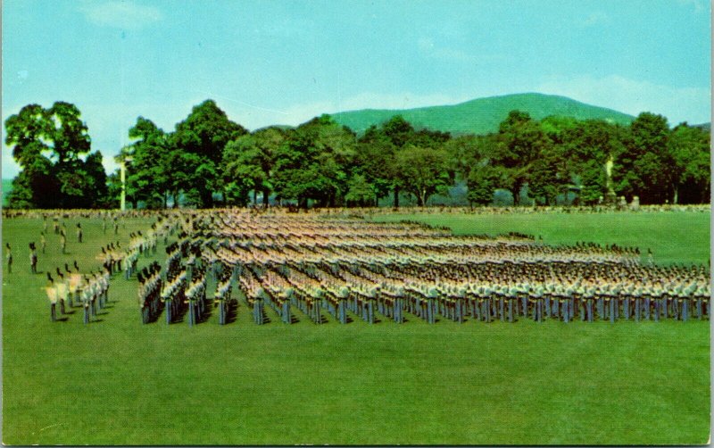 Vtg CT Postale - Cadet Parade À Ouest Point Militaire Académie New York Ny - Unp