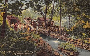 Grist Mill At Entrance of Rock City Gardens Lookout Mountian, Georgia USA
