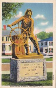 Massachusetts Gloucester Fisherman's Memorial Curteich