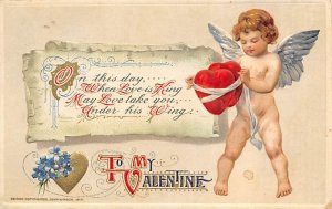 To my Valentine Postcard