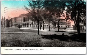 1909 Iowa State Teachers College Cedar Falls Iowa IA Campus Posted Postcard