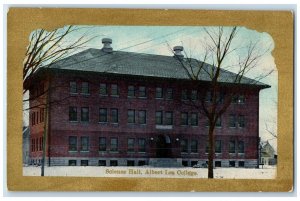 c1910 Science Hall Exterior Building Albert Lea College Vintage Antique Postcard