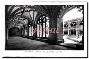 Old Postcard Masteiro Lisboa Cloister of Jeronimos