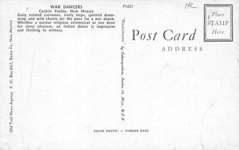 War Dances Cochiti Pueblo , New Mexico NM Postcards