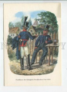 441728 Germany postal history Muller Postman of Kingdom of Prussia Old postcard