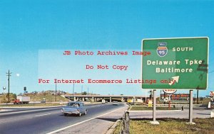 DE, Wilmington, Delaware, Entrance To Route 95, 60s Cars,Colourpicture No P63792